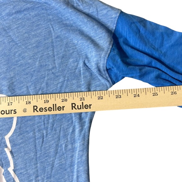 UCLA‎ Bruins T Shirt Women M Blue PINK Victoria's Secret  Bear Graphic Oversized - Picture 9 of 12